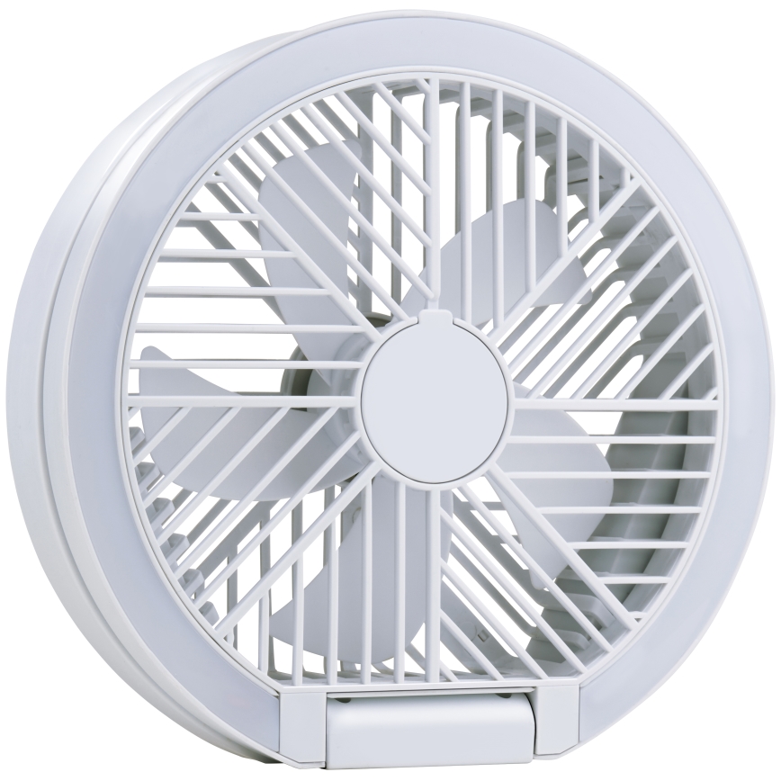 LED polnilni namizni ventilator 3,7 V 1200 mAh