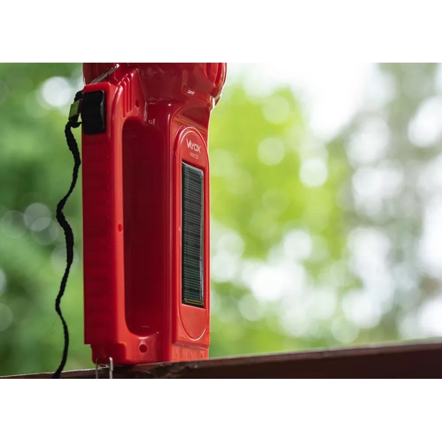 LED Polnilni solarna svetilka LED/7W/230V 400 sijajni 3200 mAh