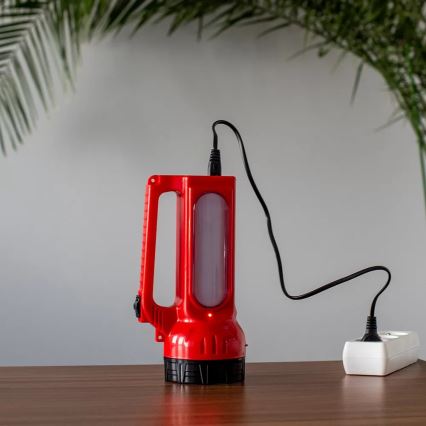LED Polnilni solarna svetilka LED/7W/230V 400 sijajni 3200 mAh