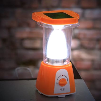LED Zatemnitvena polnilna solarna svetilka s funkcijo power bank LED/230V 710 sijajni 1600 mAh