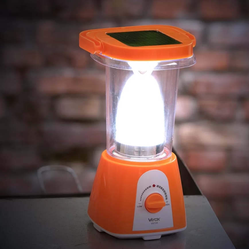 LED Zatemnitvena polnilna solarna svetilka s funkcijo power bank LED/230V 710 sijajni 1600 mAh