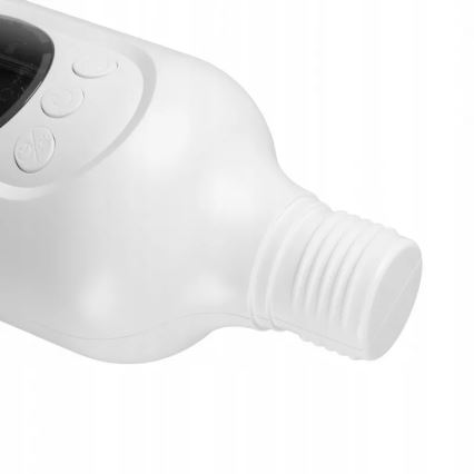 LED polnilni stoječi ventilator z LED osvetlitvijo LED/4,8W/5V USB 7200 mAh bela + daljinski upravljalnik