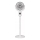 LED polnilni stoječi ventilator z LED osvetlitvijo LED/4,8W/5V USB 7200 mAh bela + daljinski upravljalnik