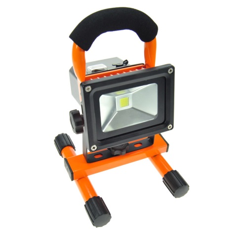 LED polnilni zunanji reflektor s stojalom LED/10W/8,4V/230V IP44