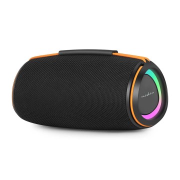 LED polnilni zvočnik 60W/2000 mAh IPX4 črna