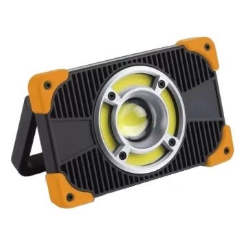 LED polnljiv reflektor z zvočnikom LED/10W/5V USB 6500K IP44 2000 mAh