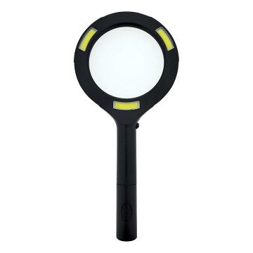 LED povečevalna lupa 3× povečava z LED-osvetlitvijo/3W/2xAA IP22