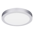 LED površinski/vgradni panel 2 v 1, 24 W/230 V, 3000/4000/6000 K, premer 30 cm, IP54, srebrna