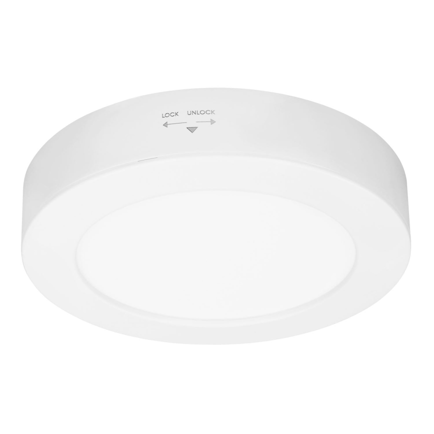 LED površinski/vgradni panel 2 v 1 LED/12W/230V 3000/4000/6000K Ø17cm IP54 bela