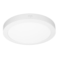 LED površinski/vgradni panel 2v1 24W/230V 3000/4000/6000K premer 30 cm IP54 bela