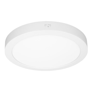 LED površinski/vgradni panel 2v1 24W/230V 3000/4000/6000K premer 30 cm IP54 bela