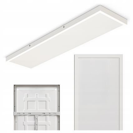 LED površinsko pritrjen panel LED/60W/230V 30x120 cm bela