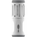 LED Prenosna polnilna svetilka s pastjo za insekte LED/6W/1800 mAh IPX4 bela/siva