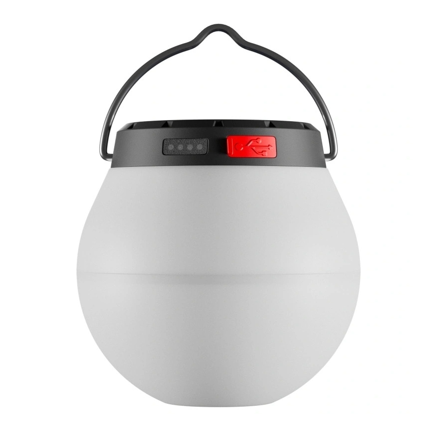 LED prenosna sončna polnilna svetilka LUMINA ORB z nastavljivo svetlostjo LED/5V 800 mAh
