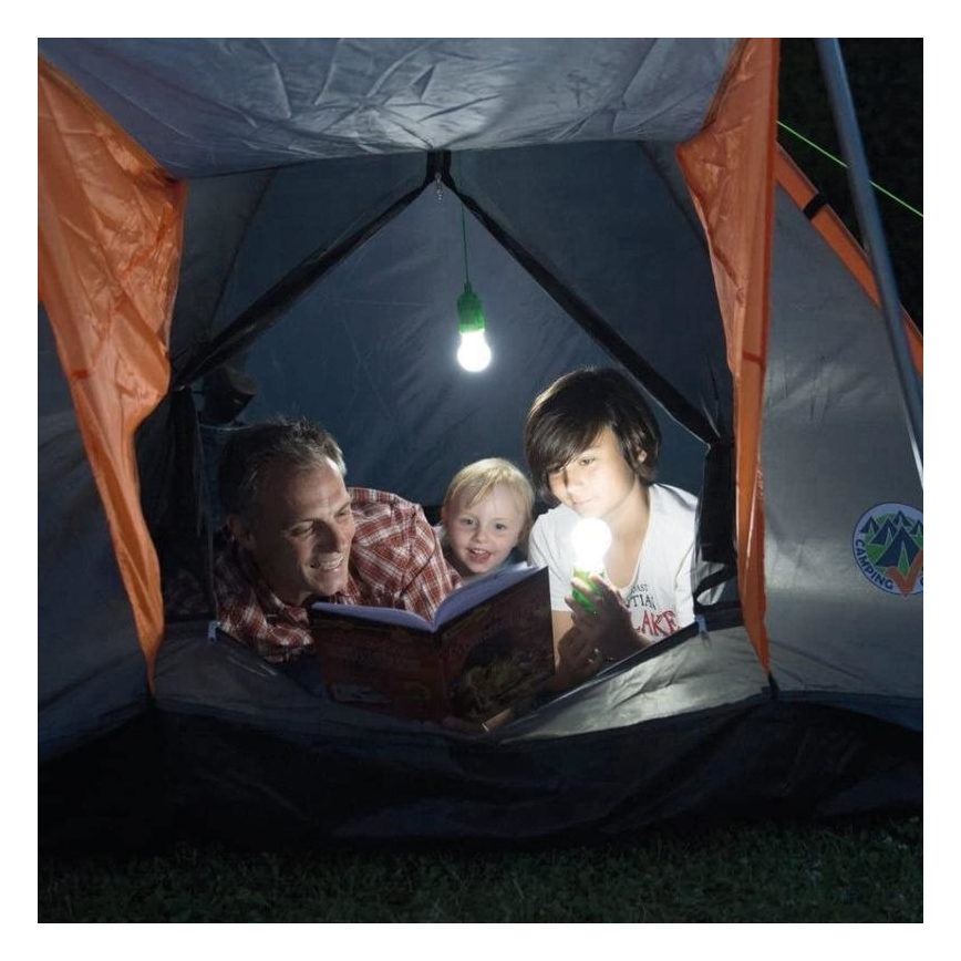 LED Prenosna svetilka LED/1W/3xAAA roza