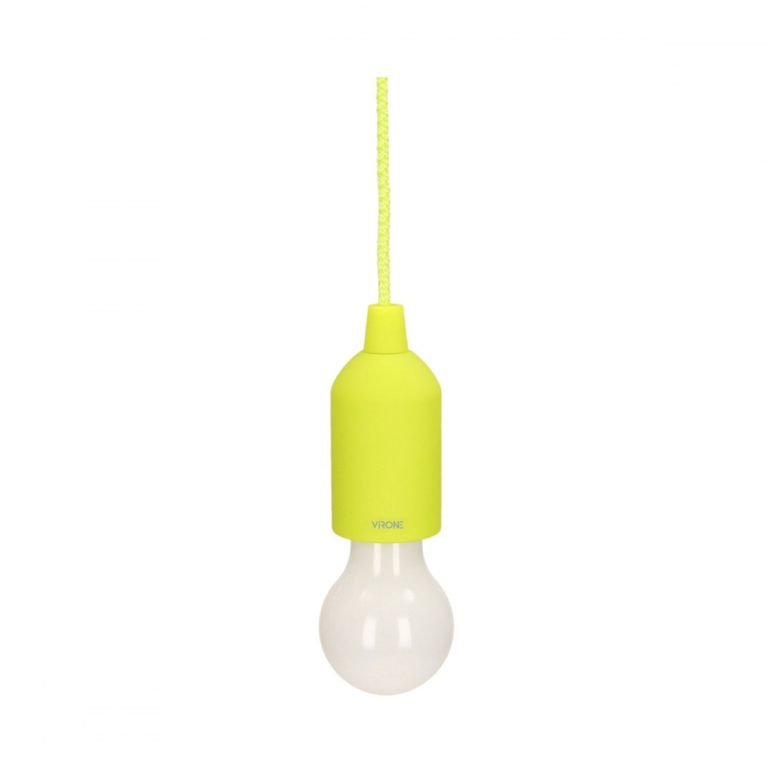 LED Prenosna svetilka LED/1W/3xAAA zelena