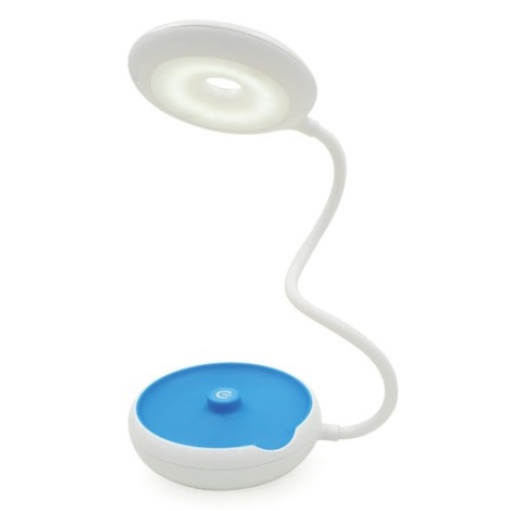 LED Prenosna svetilka USB LED/3,5W/4xAAA modra