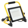LED Prenosni reflektor TIGRA LED/100W/4000K IP54 črna/rumena