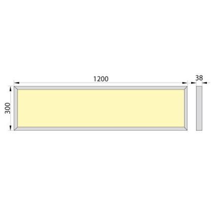 LED Pritrjena plošča OREGA N LINX 120 LED/50W/230V 4000K IP40