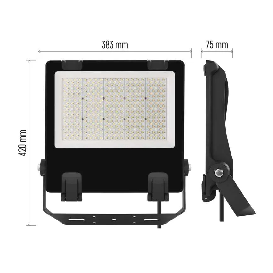 LED Reflektor AVENO LED/200W/230V 4000K 32000 lm IP66 črna