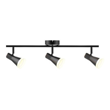 LED Reflektor BERG 3xLED/4,2W/230V črn