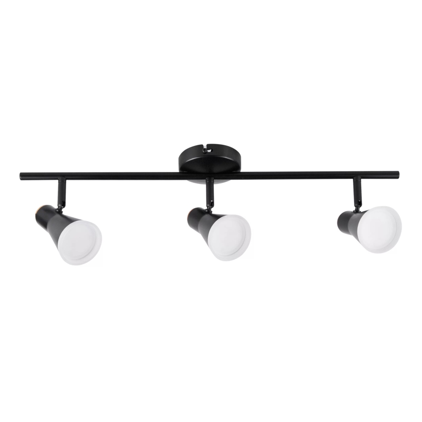LED Reflektor BERG 3xLED/4,2W/230V črn