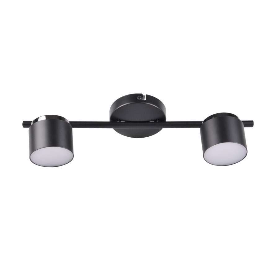 LED Reflektor KUBIK 2xLED/4,2W/230V črn