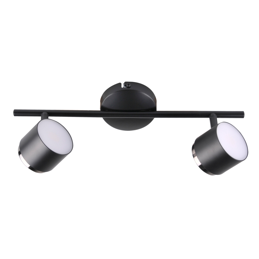 LED Reflektor KUBIK 2xLED/4,2W/230V črn