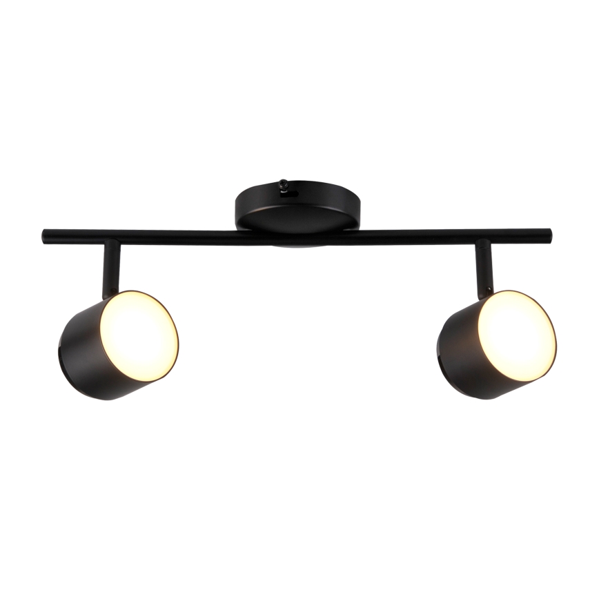 LED Reflektor KUBIK 2xLED/4,2W/230V črn