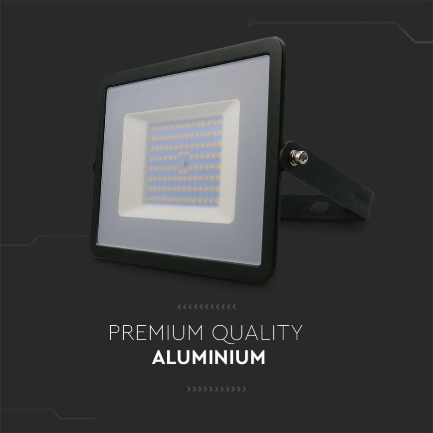 LED Reflektor LED/100W/230V 6500K IP65 črna
