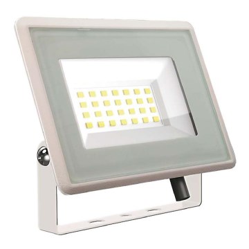 LED Reflektor LED/20W/230V 3000K IP65 bela