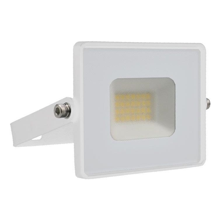 LED Reflektor LED/20W/230V 6500K IP65 bela