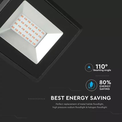 LED Reflektor LED/20W/230V IP65 roza svetloba