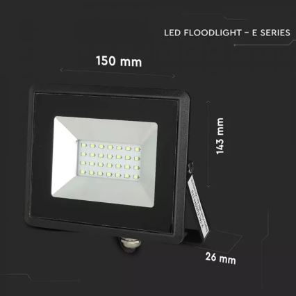 LED Reflektor LED/20W/230V IP65 zelena svetloba