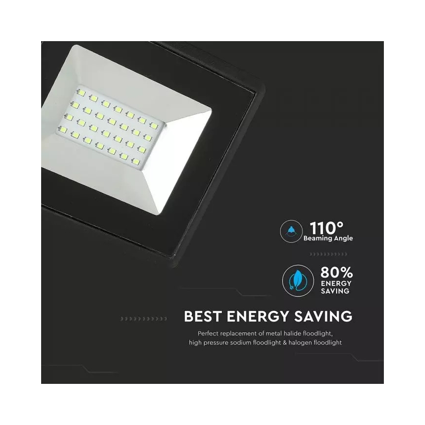 LED Reflektor LED/20W/230V IP65 zelena svetloba