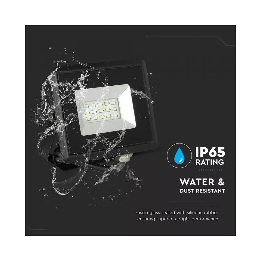 LED Reflektor LED/20W/230V IP65 zelena svetloba