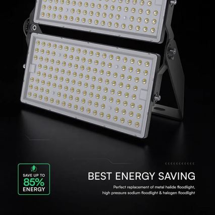 LED reflektor LED/500W/230V 4000K IP65 siv