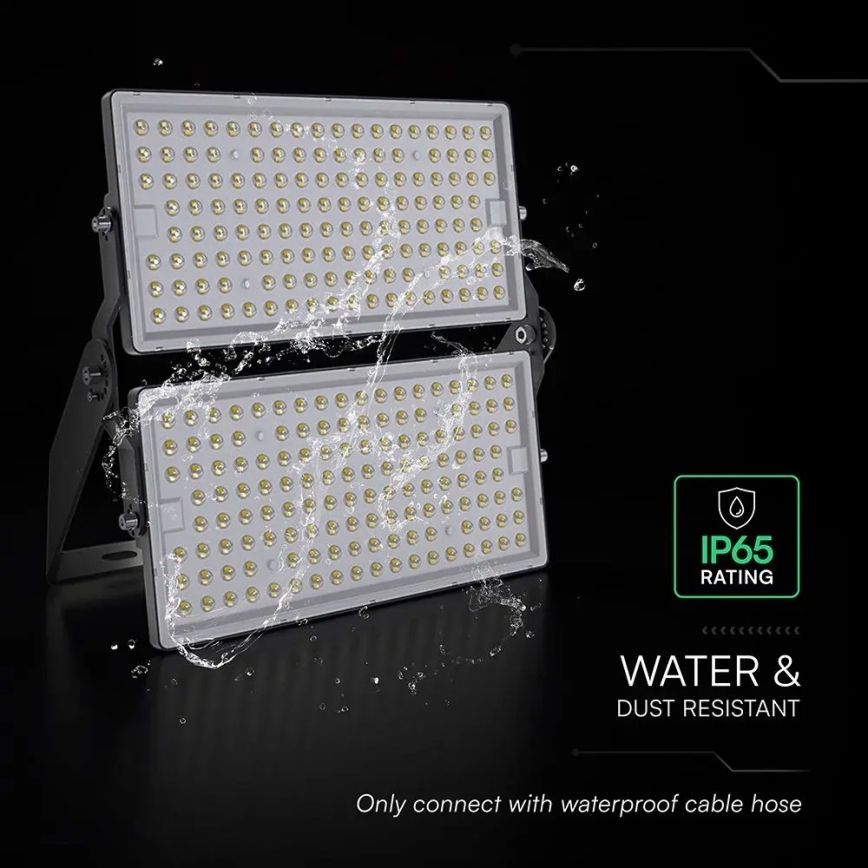 LED reflektor LED/500W/230V 4000K IP65 siv