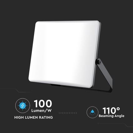 LED Reflektor LED/50W/230V 3000/4000/6500K IP65 črna