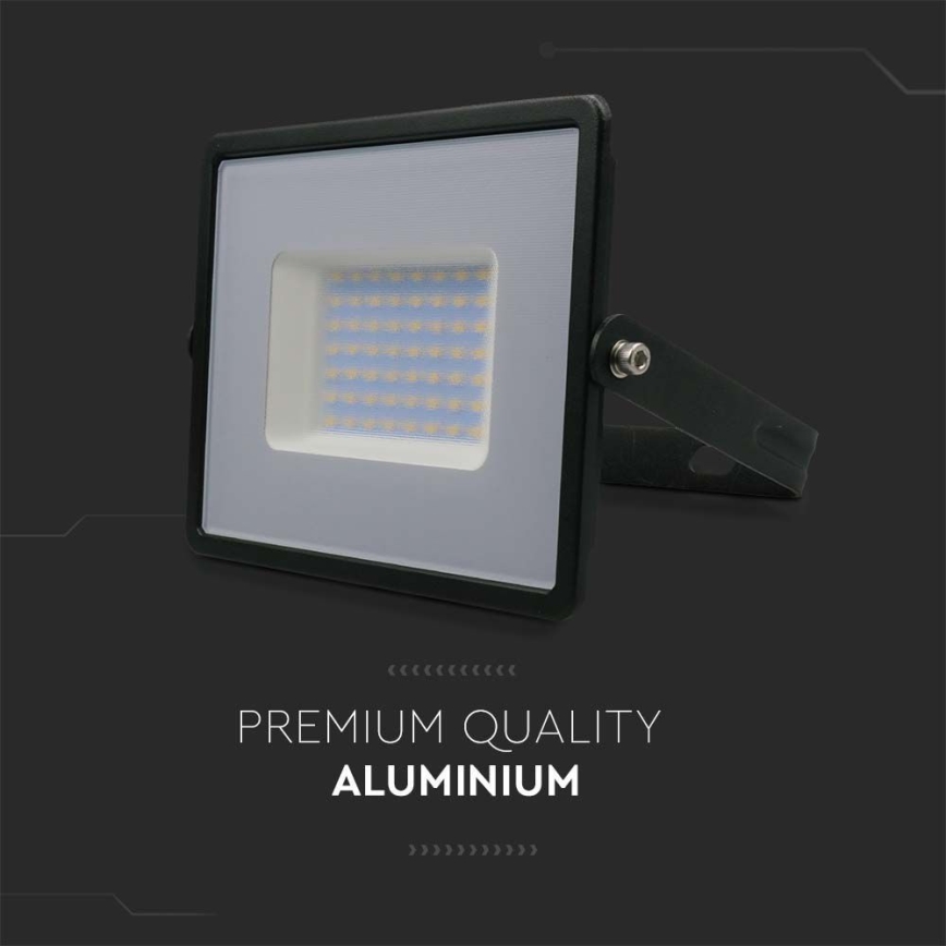 LED Reflektor LED/50W/230V 6500K IP65 črna