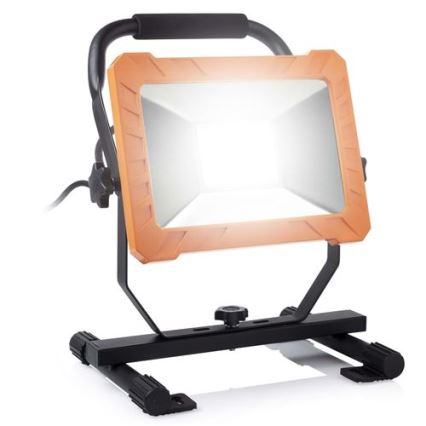 LED reflektor LED/50W/230V 6500K IP65 oranžna/črna