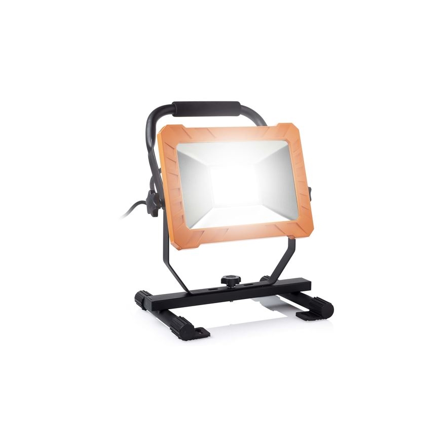 LED reflektor LED/50W/230V 6500K IP65 oranžna/črna