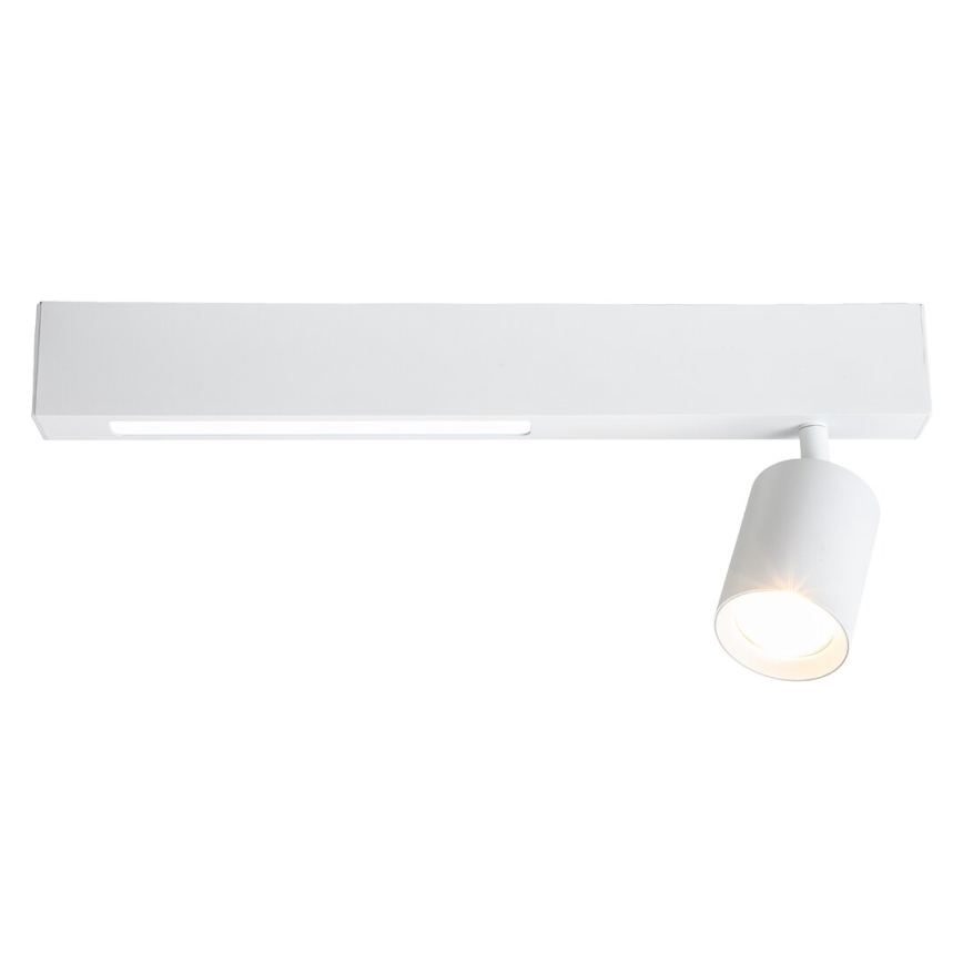 LED Reflektor MAGNET LED/5W/230V + 1xGU10/60W 3000/4000K bela