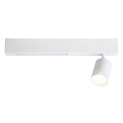 LED Reflektor MAGNET LED/5W/230V + 1xGU10/60W 3000/4000K bela