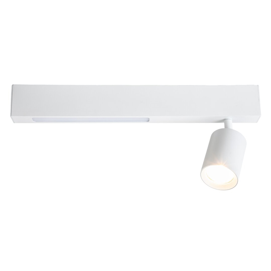 LED Reflektor MAGNET LED/5W/230V + 1xGU10/60W 3000/4000K bela
