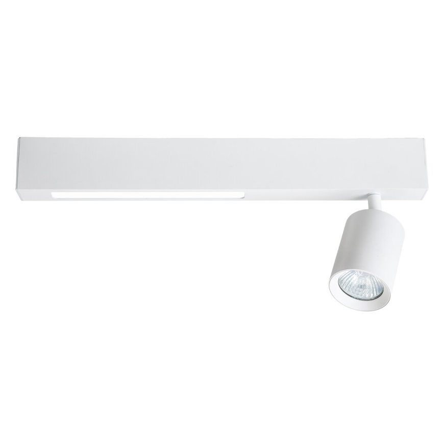 LED Reflektor MAGNET LED/5W/230V + 1xGU10/60W 3000/4000K bela