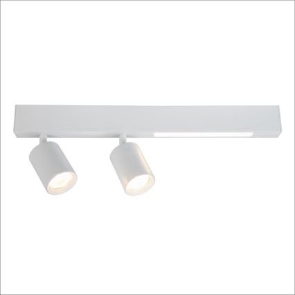 LED Reflektor MAGNET LED/5W/230V + 2xGU10/60W 3000/4000K bela