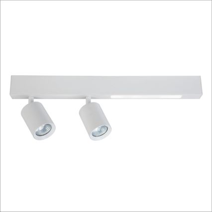 LED Reflektor MAGNET LED/5W/230V + 2xGU10/60W 3000/4000K bela