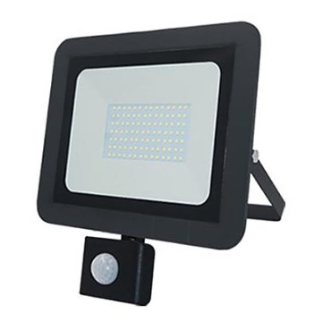 LED Reflektor s senzorjem ALUM 1xLED/50W/230V IP44 4000K
