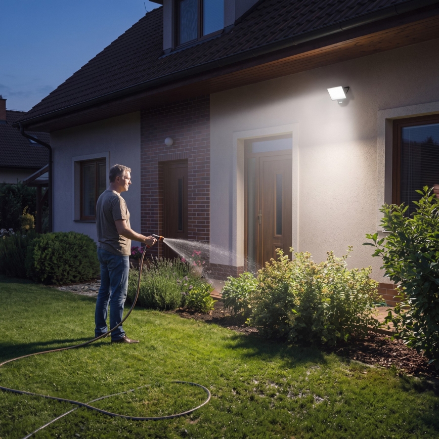 LED reflektor s senzorjem gibanja in mraka TAMBO EVO LED/30W/230V 4000K IP44 črna